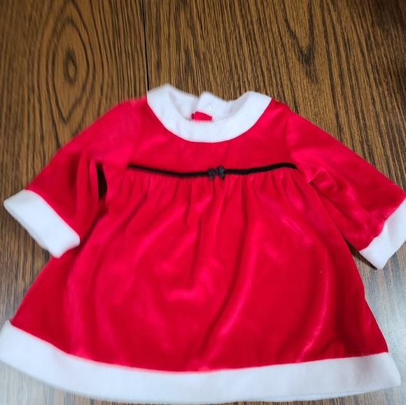 Carter's Just One Year Infant girls Xmas outfit 0-3months Dress and shoes - Picture 4 of 6